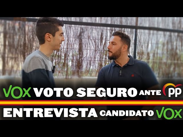 "VOX ES EL VOTO SEGURO ANTE EL PP" "HAY QUE VOTAR A VOX" | ENTREVISTA CANDIDATO VOX VILLAJOYOSA