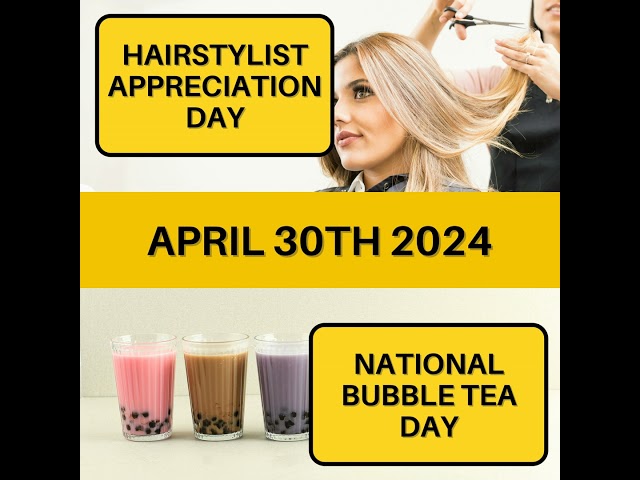 April 30, 2024 | Curls and Cups: Hairstylist & Bubble Tea Day Festivities