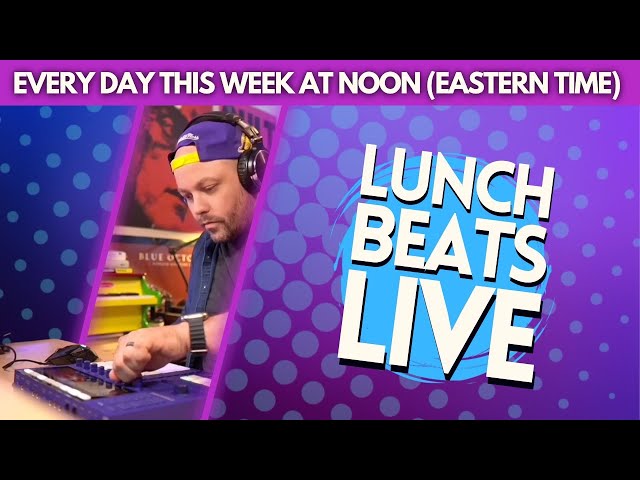 Lunch Beats Live | Chatting + Beat Making | October 24th, 2023