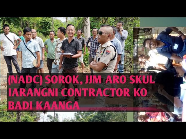 Nokrek Area Development Committee  Contractor rangni kosako rbadi ka'anga