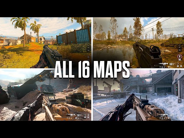 Modern Warfare 3 - All 16 Maps Showcase in Multiplayer (4K Ultra)