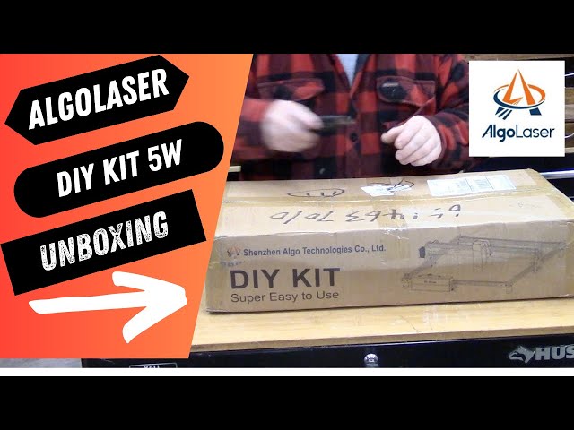 AlgoLaser 5W DIY KIT Laser Engraver Unboxing