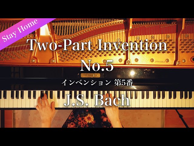 J.S.Bach: Two-Part Invention No.5 in E-Flat Major, BWV 776