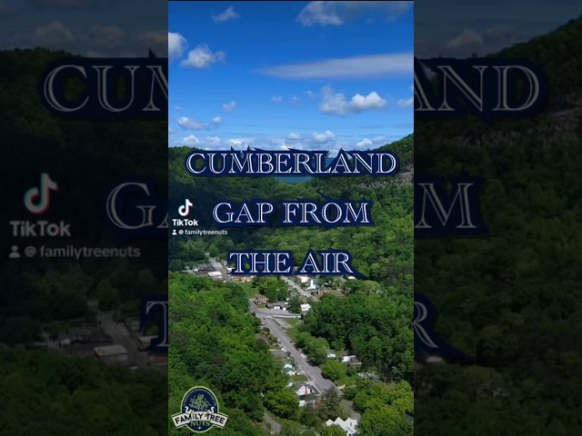 Cumberland Gap from 400’ 🦅 #history