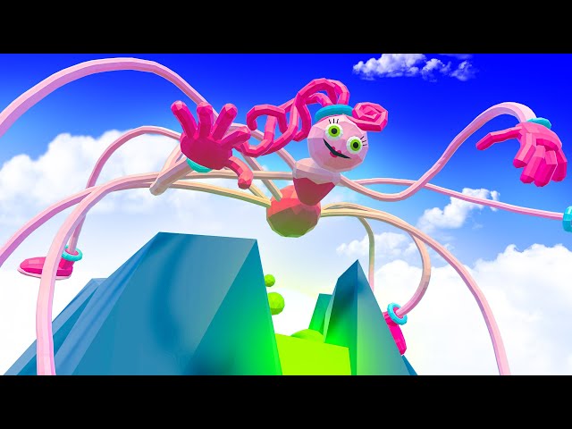 Spider MOMMY LONG LEGS Climbs out of Volcano! - Tiny Town VR