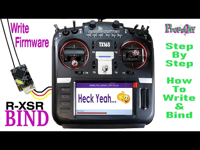 Frsky R-xsr Binding To RadioMasterTX16S | Step By Step How To Get This Receiver To Work