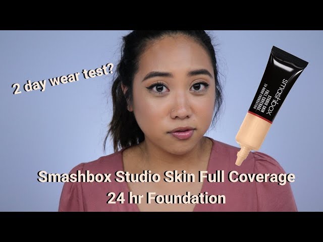 SMASHBOX Studio Skin Foundation Review | TWO DAY WEAR TEST