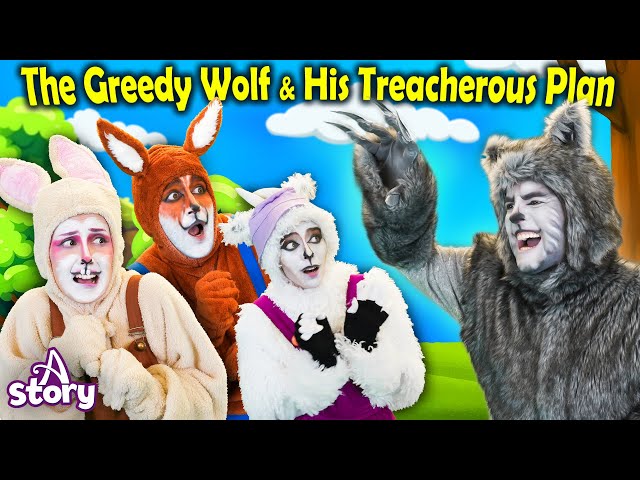 The Greedy Wolf and His Treacherous Plan | English Fairy Tales & Kids Stories