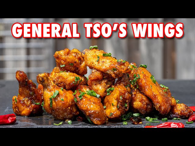 The Secret to Making THE CRISPIEST Chicken Wings in 20 Minutes | General Tso's Wings