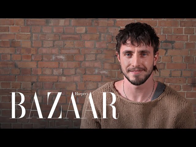Paul Mescal On Football, Filming The Rolling Stones Music Video, and 'Aftersun' | Harper's BAZAAR