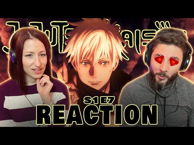 Wow, Gojo's Eyes Are Amazing! | Couple First Time Watching Jujutsu Kaisen | Season 1 Episode 7