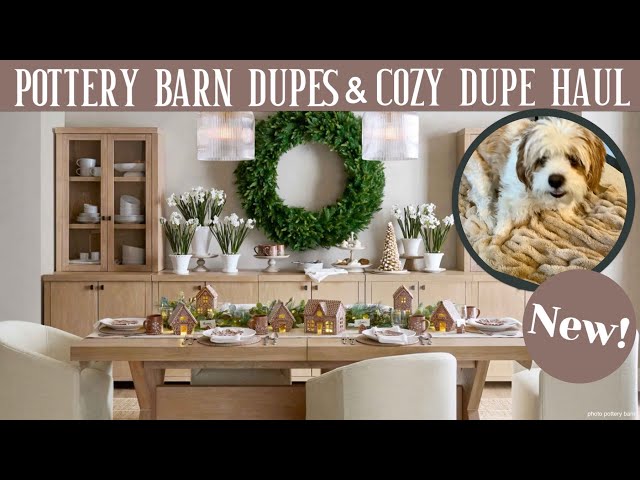 Pottery Barn NEW Dupes & cozy dupe haul!