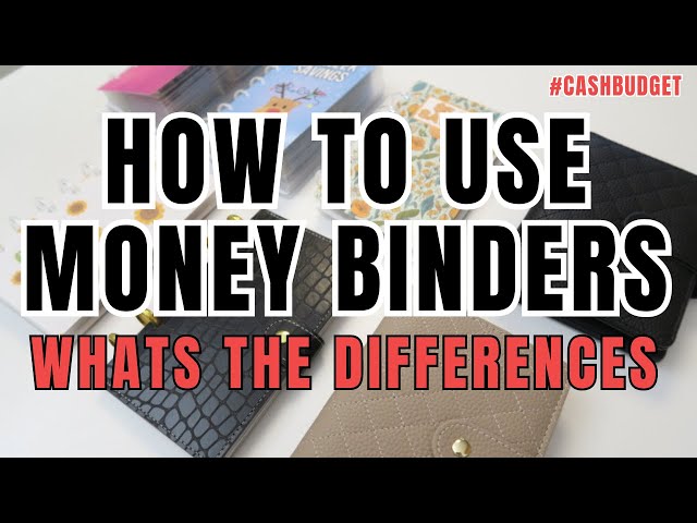 HOW TO CASH STUFF | WHATS THE DIFFERENCE IN DIFFERENT CASH BINDERS | CASH BUDGETING 101 | JORDAN B