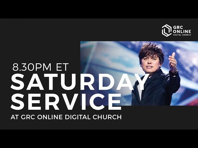 8.30pm ET | GRC Online — Grace Revolution Digital Church Service | Pastor Joseph Prince
