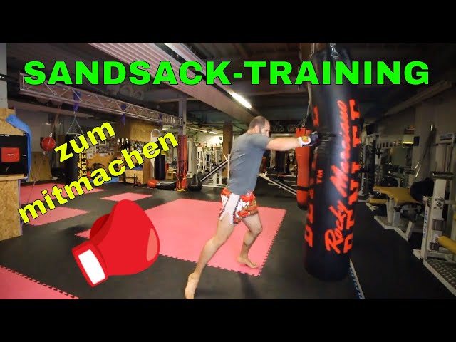 Sandsack-Training zum mitmachen