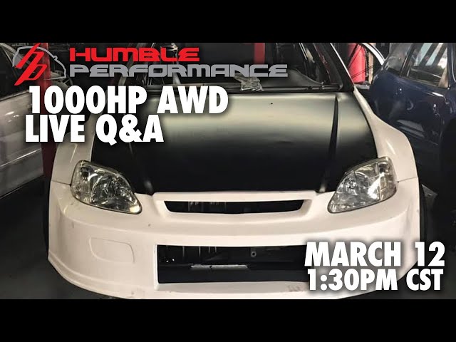 1000HP AWD Civic Live Q&A