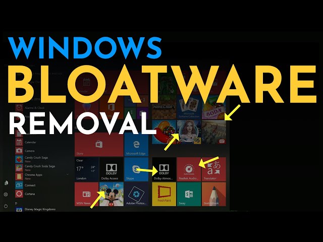 How to Remove Bloatware From Windows 10 (2021)| Windows 10 Debloater