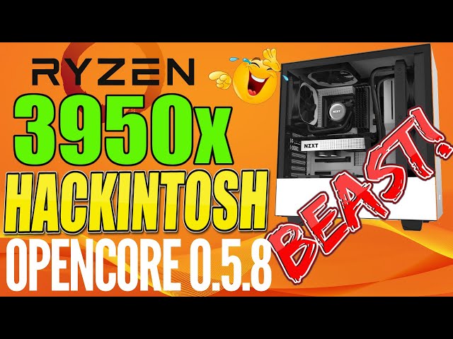 Ryzen 3950x OPENCORE 0.5.8 Hackintosh BEAST! | 2020