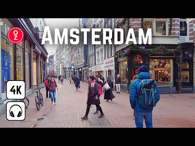 Amsterdam, Netherlands - Enjoy the Tranquil Streets along the Canal, 4K Walking Tour 🇳🇱