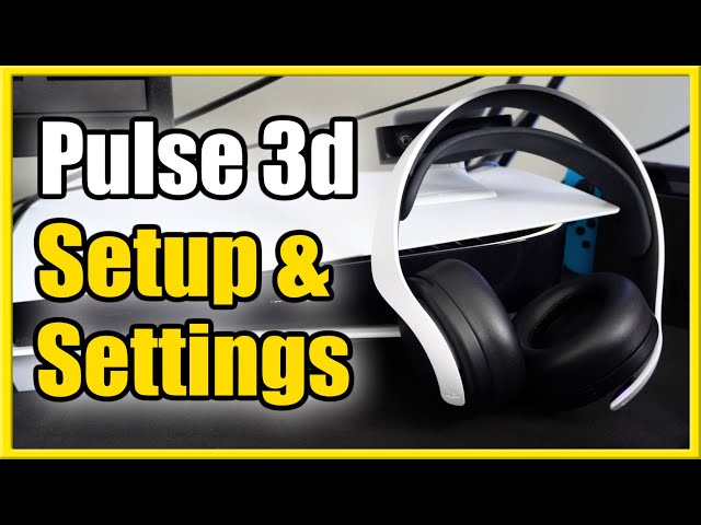How to SETUP Pulse 3d Headset on PS5 (Adjust Mic, Settings, Charge, Mute)