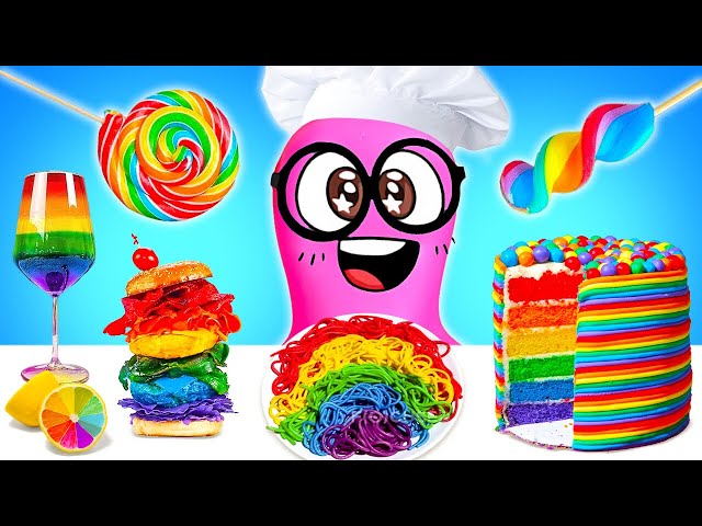 DIY Rainbow Food Ideas For Kids || Creative And Fun Recipes || Cooking Challenge 🍨✨🌈