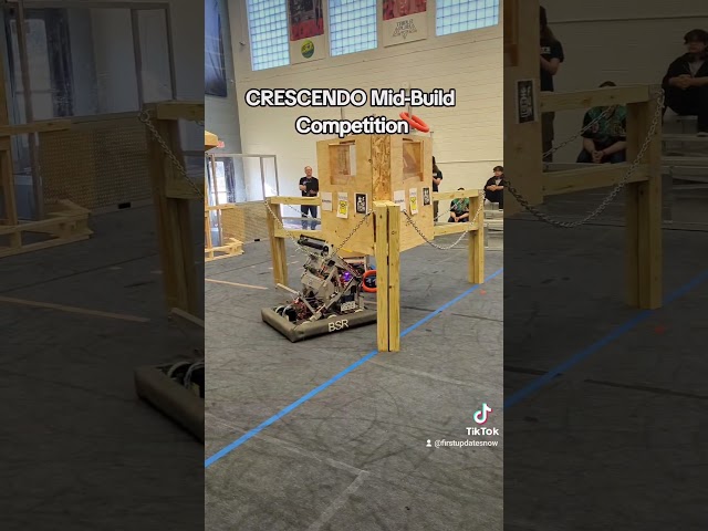 CRESCENDO Mid-Build Competition! #robotics
