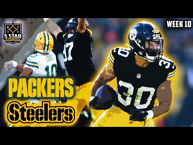 Packers vs Steelers Week 10 Highlights: Jaylen Warren Leads a Throwback Classic! | 5 Star Matchup