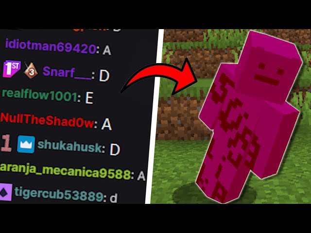 Minecraft, but if my Chat spells "dead" I die...
