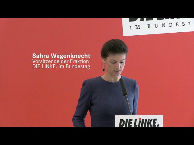 Sahra Wagenknecht, DIE LINKE: Merkels neue Chaos-Truppe liefert blamables Bild ab