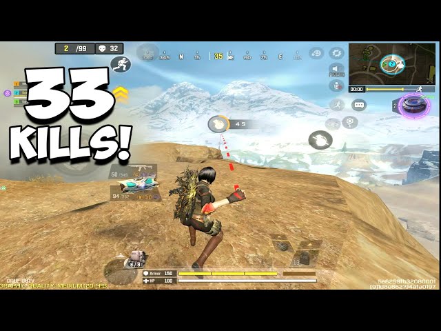 33 Kills in Solo v Squad full gameplay Call of Duty Mobile!