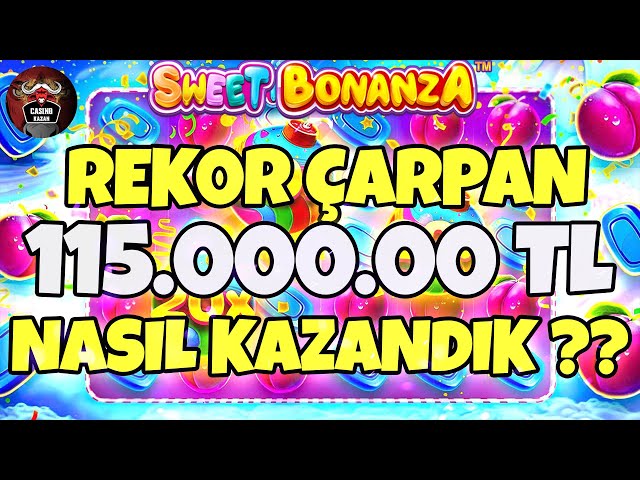 Sweet Bonanza Küçük Kasa 🍭 115.000.00 TL SLOT REKOR  MAKSWİN REKOR KATLADIK #sweetbonanza #slots