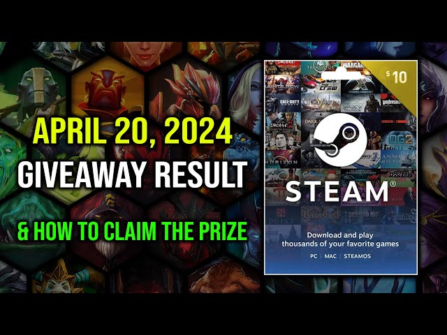 April 20, 2024 Giveaway Result and How to Claim the Prize For the Winner