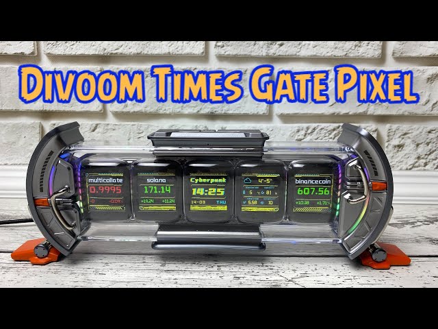 Divoom Times Gate Pixel Art крутой информационный гаджет который будет радовать вас каждый день.