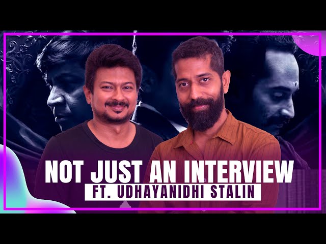 Udhayanidhi Stalin Interview with Sudhir Srinivasan | Maamannan | Mari Selvaraj | Vadivelu | Keerthy