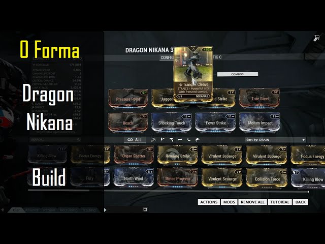 Warframe Weapon Builds - My Dragon Nikana Build