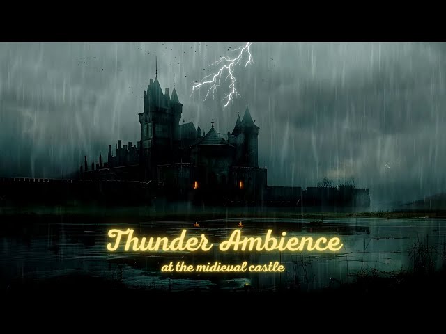 1 Hour Thunder & Rain ambience - Stress Relief and Mental health - Loop it up for the night