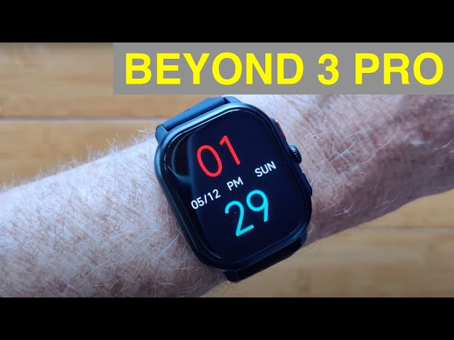ZEBLAZE Beyond 3 Pro Apple Watch Shaped AMOLED Always-On BT5 GPS Fitness Smartwatch: Unbox& 1st Look