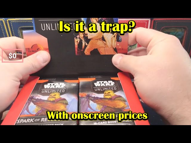 How is there this much VALUE!? - Star Wars Unlimited Booster Box Opening