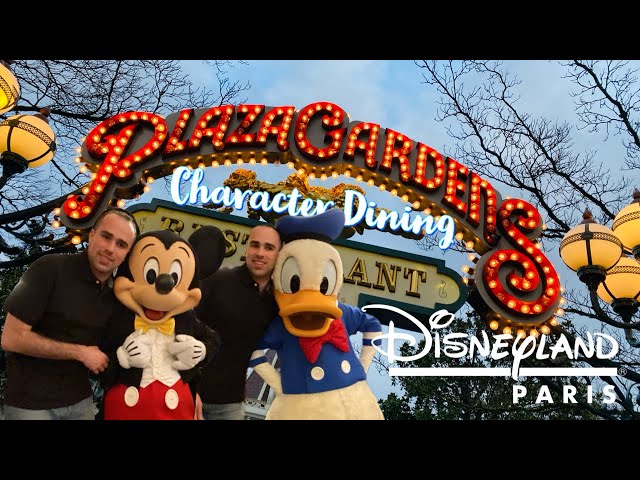 Disneyland Paris: Character Dining at Plaza Gardens Restaurant! (March 17th 2024)