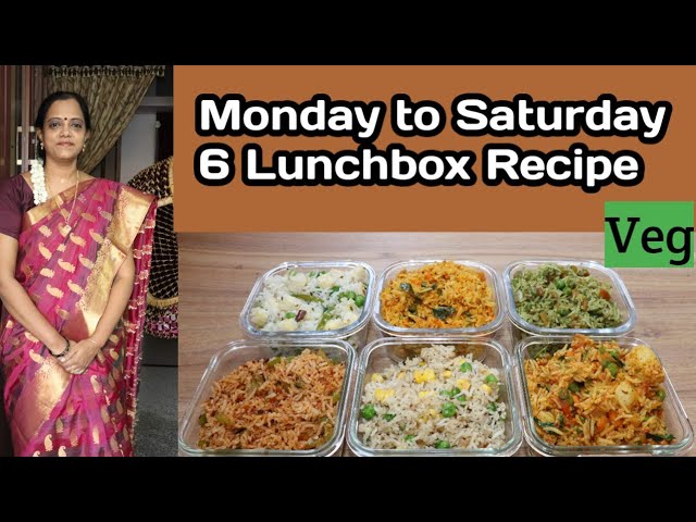 7 Lunchbox recipe in Tamil/Monday to Saturday Lunchbox recipe/Lunchbox recipe in Tamil