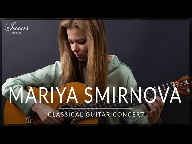 MARIYA SMIRNOVA - Classical Guitar Concert | Piazzolla, Coste, Alfonso | Siccas Guitars