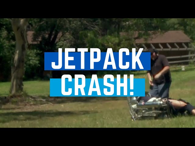 JETPACK PILOT CRASHED AND HOSPITALISED!