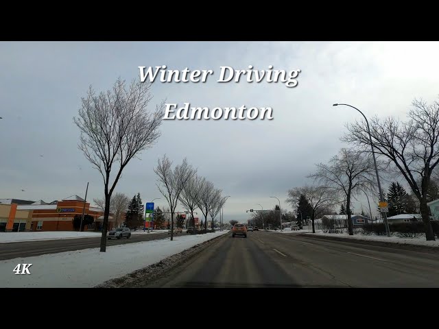 Winter Driving around Edmonton, AB, 🇨🇦 February - 2024