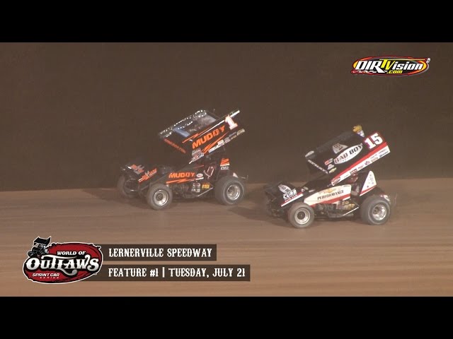 Highlights: World of Outlaws Sprint Cars Lernerville Speedway | Feature #1 | July 21st, 2015