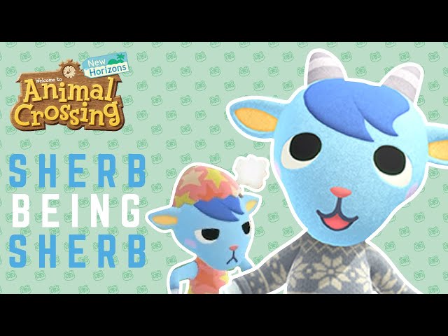 Sherb being Sherb -  Animal Crossing New Horizons