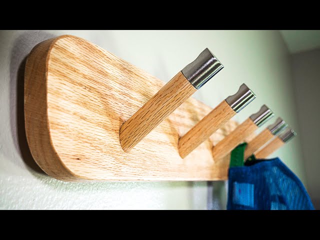 How To Make A Modern Coat Rack - Woodworking Projects