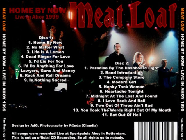 Meat Loaf Legacy - 1999 Ahoy Rotterdam - AUDIO Only