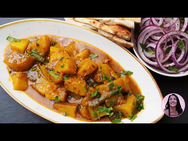 Try This QUICK 20 Minute TANGY  Potato 🥔 Curry (Khatte Aloo)
