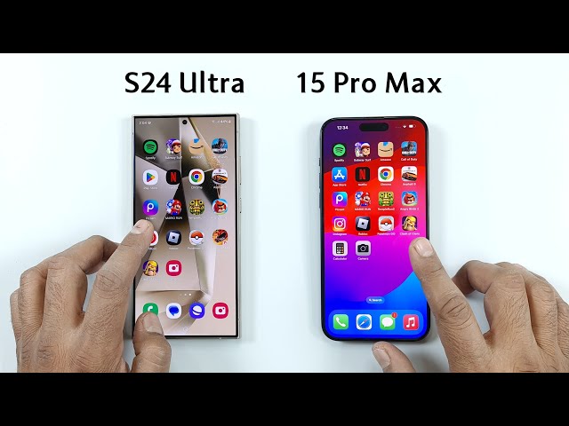 S24 Ultra vs iPhone 15 Pro Max Speed Test