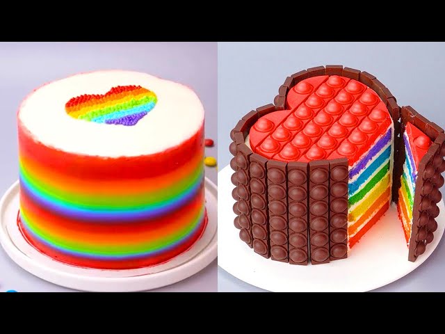 Best Tasty Colorful Cake Decorating Tutorials | Best Satisfying Cake Decorating Ideas